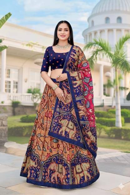 Artriddhs vol 4 Dola silk Affordable lehenga choli in Pune